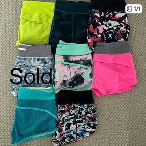Lululemon Speed shorts 

2.5" Low Rise